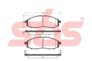 Фото Гальмівні колодки SBS 1501222260