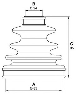 Фото Комплект пильовика, привідний вал OPEN PARTS SJK7119.00