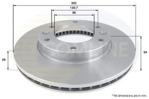 Фото Гальмівний диск COMLINE ADC1085V