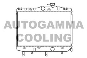 Фото Радіатор, охолодження двигуна AUTOGAMMA 101030