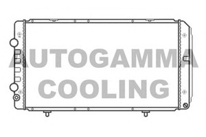 Фото Радіатор, охолодження двигуна AUTOGAMMA 102901