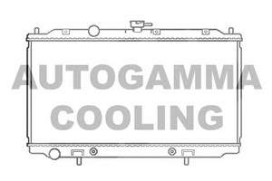 Фото Радіатор, охолодження двигуна AUTOGAMMA 103501