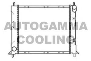Фото Радіатор, охолодження двигуна AUTOGAMMA 104701