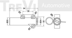 Фото Успокоитель, зубчатый ремень TREVI AUTOMOTIVE TD1513