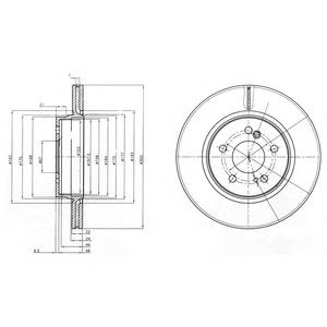 Фото Гальмівний диск Delphi BG2776