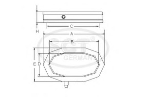 Фото Воздушный фильтр SCT Germany SB 579