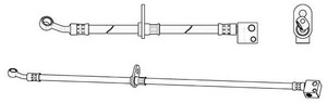 Фото Гальмівний шланг KAVO PARTS 514516