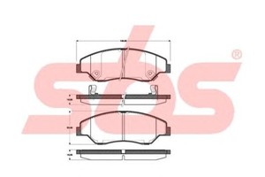 Фото Гальмівні колодки SBS 1501223505