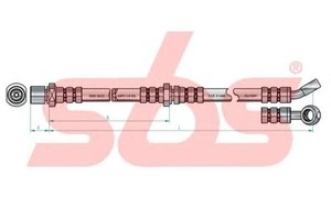 Фото Гальмівний шланг SBS 1330854404