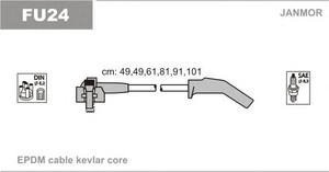 Фото Комплект дротів запалювання JANMOR FU24