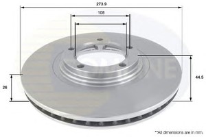 Фото Гальмівний диск COMLINE ADC1062V