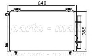 Фото Конденсатор, кондиціонер PARTS-MALL (PMC) PXNCF-007