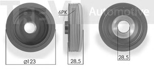 Фото Ременный шкив, коленчатый вал TREVI AUTOMOTIVE PC1215