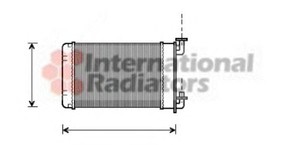 Фото Теплообмінник, отоплення салону VAN WEZEL 06006022