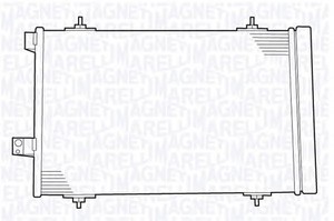 Фото Конденсатор, кондиціонер Magneti Marelli 350203638000