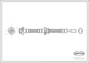 Фото Гальмівний шланг Corteco 19035342