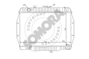 Фото Радіатор, охолодження двигуна SOMORA 065340