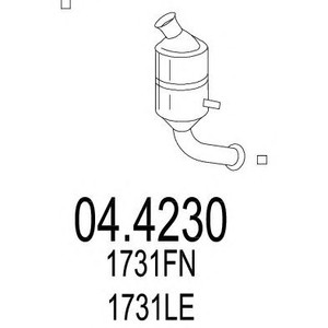 Фото Каталізатор MTS 04.4230