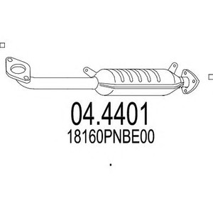 Фото Каталізатор MTS 04.4401