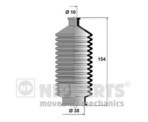 Фото Комплект пильовика, приводний вал Nipparts J2846000