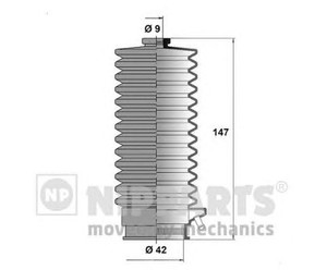 Фото Комплект пильовика, приводний вал Nipparts N2841018