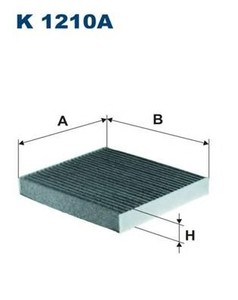 Фото Фільтр повітря у внутрішньому просторі Filtron K1210A