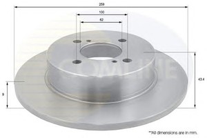 Фото Гальмівний диск COMLINE ADC0934