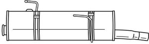 Фото Глушитель выхлопных газов конечный SIGAM 45656