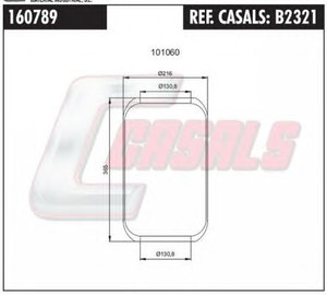 Фото Кожух пневматической рессоры CASALS B2321