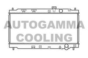 Фото Радіатор, охолодження двигуна AUTOGAMMA 102855