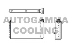 Фото Теплообмінник, отоплення салону AUTOGAMMA 103995