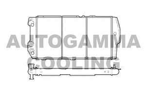Фото Радіатор, охолодження двигуна AUTOGAMMA 105571