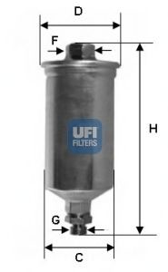 Фото Паливний фільтр UFI 31.661.00