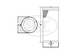 Фото Воздушный фильтр SCT Germany SW 3878