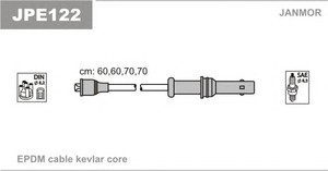 Фото Комплект дротів запалювання JANMOR JPE122