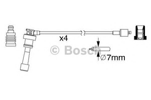 Фото Комплект дротів запалювання Bosch 0 986 357 159