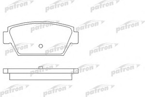Фото Колодки гальмівні дискові задні Patron PBP507
