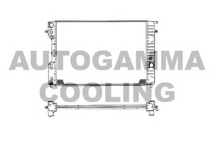 Фото Радіатор, охолодження двигуна AUTOGAMMA 102250