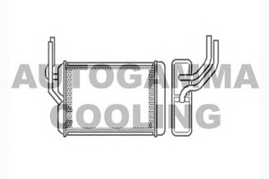 Фото Теплообмінник, отоплення салону AUTOGAMMA 102465