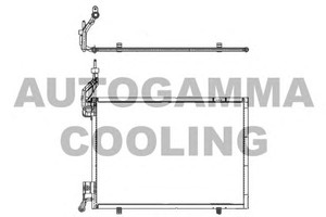 Фото Конденсатор, кондиціонер AUTOGAMMA 105524