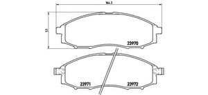 Фото Гальмівні колодки Brembo P 56 049