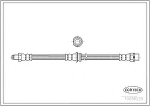 Фото Гальмівний шланг Corteco 19036229