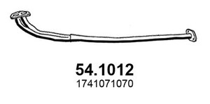 Фото Труба вихлопного газу ASSO 54.1012