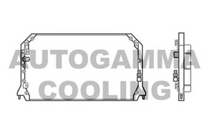 Фото Конденсатор, кондиціонер AUTOGAMMA 103853
