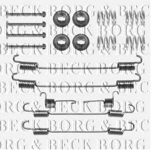 Фото Комплектуючі, гальмівна колодка BORG & BECK BBK6247