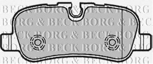 Фото Комплект гальмівних колодок, дискове гальмо BORG & BECK BBP1941