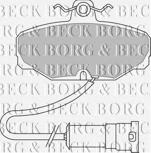 Фото Автозапчасть BORG & BECK BBP1242