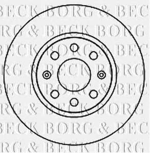 Фото Автозапчасть BORG & BECK BBD4715