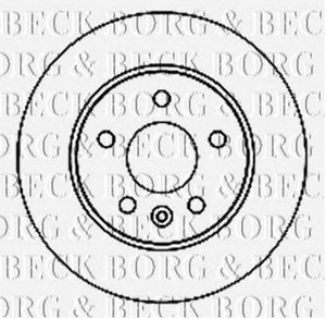 Фото Гальмівний диск BORG & BECK BBD5157