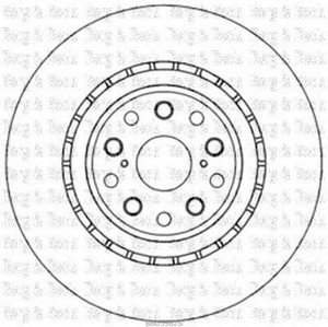Фото Гальмівний диск BORG & BECK BBD5982S